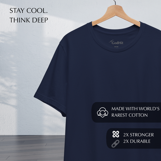 Deep Navy Supima Tee for Men