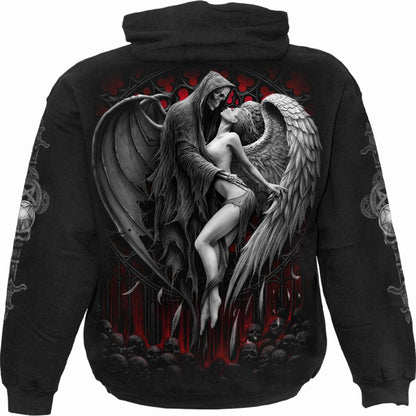 Forbidden Angel Hoodie - Unisex Gothic Streetwear | Winter Warmth & Style for Men & Women