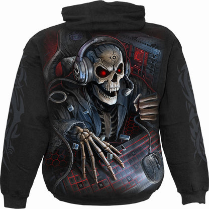 PC Gamer Skull Hoodie - Kids Unisex Gothic Streetwear | Winter Warmth & Style