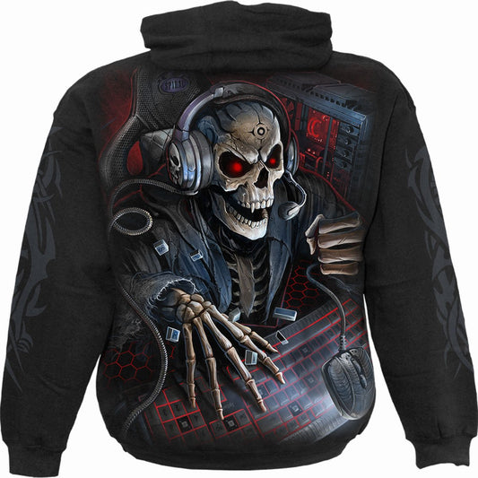 PC Gamer Skull Hoodie - Kids Unisex Gothic Streetwear | Winter Warmth & Style